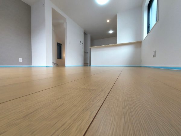 福島県いわき市小名浜 フロアコーティング 施工前の様子