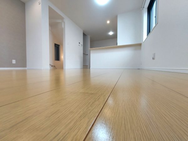 福島県いわき市小名浜 フロアコーティング 施工後 ガラスUVコーティング