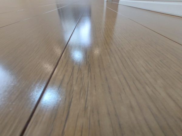 福島県いわき市小名浜 フロアコーティング 施工後 ガラスUVコーティング