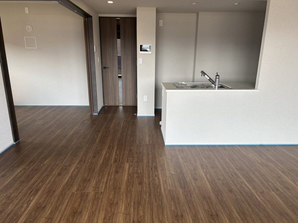 福島県福島市 フロアコーティング 施工前の様子