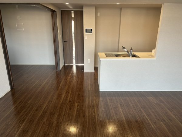 福島県福島市 フロアコーティング 施工後 ガラスUVコーティング