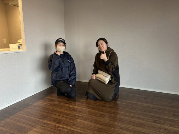 福島県福島市 フロアコーティング 施工後のお客様 ガラスUVコーティング