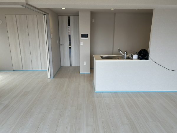 福島県福島市 フロアコーティング 施工前の様子