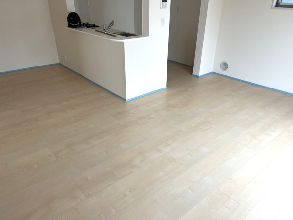 福島県いわき市 フロアコーティング 施工前の様子