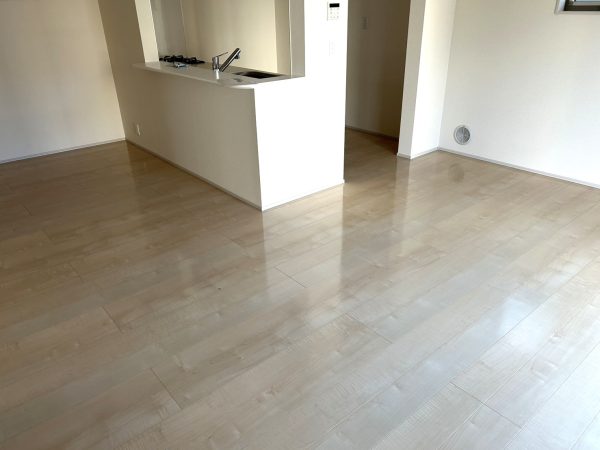 福島県いわき市 フロアコーティング 施工後 ガラスUVコーティング