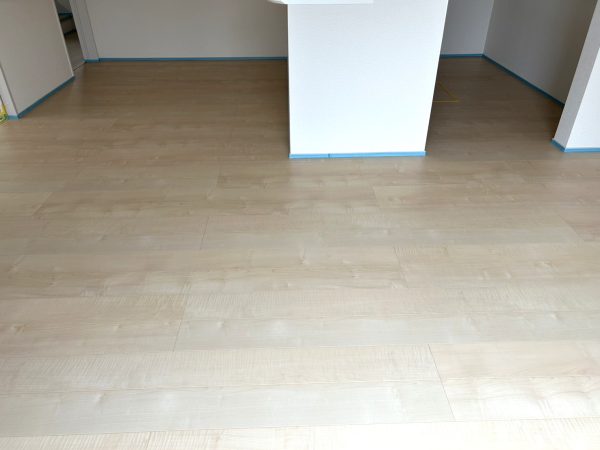 福島県いわき市 フロアコーティング 施工前の様子