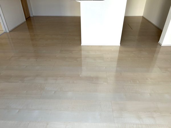 福島県いわき市 フロアコーティング 施工後 ガラスUVコーティング