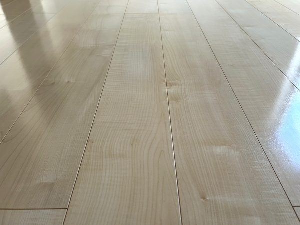 福島県いわき市 フロアコーティング 施工後 ガラスUVコーティング