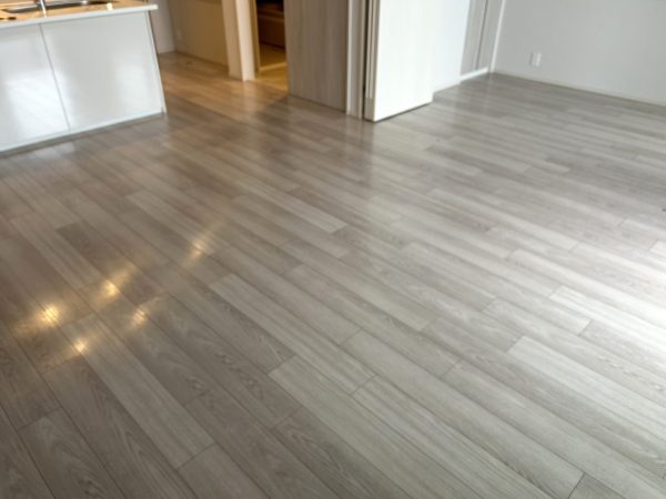 神奈川県川崎市川崎区 フロアコーティング 施工後 ガラスUVコーティング