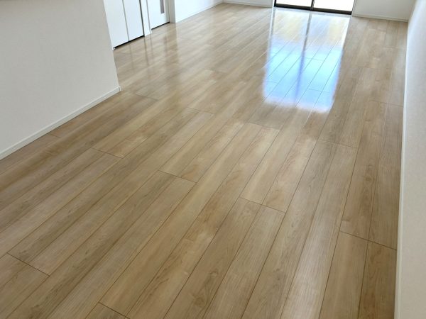 宮城県多賀城市 フロアコーティング 施工後 わんスマイルコート