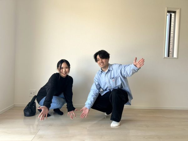 宮城県多賀城市 フロアコーティング 施工後　お客様の様子