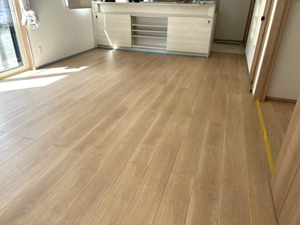 山形県山形市 フロアコーティング 施工前の様子