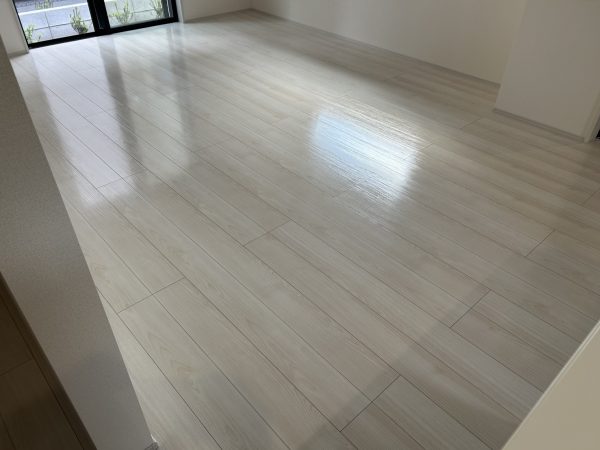 埼玉県所沢市 フロアコーティング 施工後 わんスマイルコート