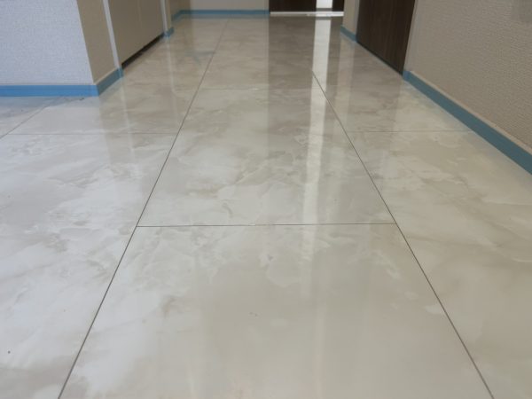埼玉県所沢市 フロアコーティング 　イエリアフロア　セレクト　石目柄　施工前の様子