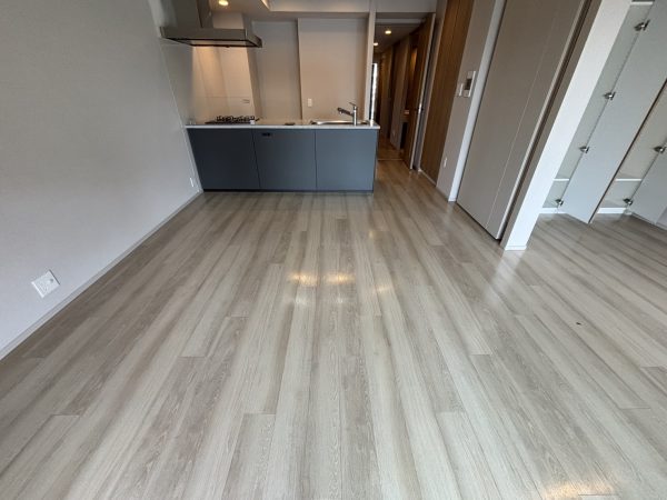 さいたま市浦和区 フロアコーティング 施工後 ガラスUVコーティング 新築マンション(ウェリス浦和高砂)