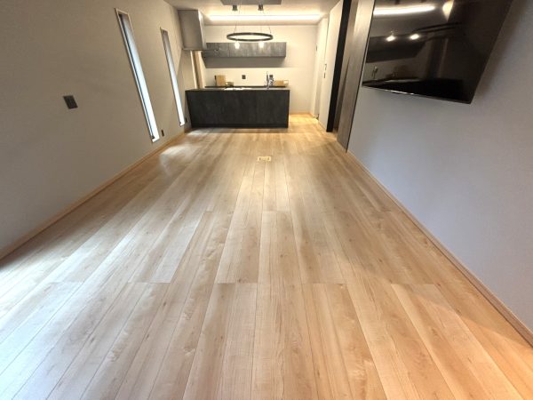 埼玉県新座市 フロアコーティング 施工前の様子