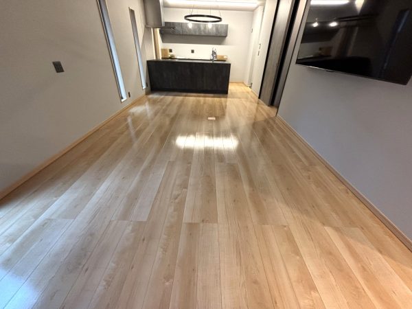 埼玉県新座市 フロアコーティング 施工後 わんスマイルコート