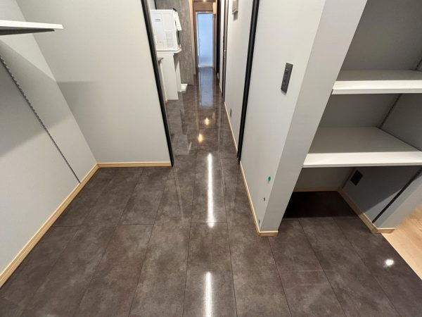 埼玉県新座市 フロアコーティング 施工後 わんスマイルコート