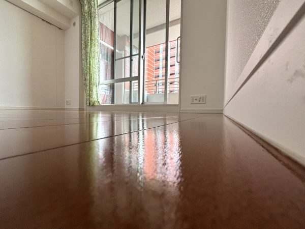 埼玉県さいたま市中央区 フロアコーティング 施工後 わんスマイルコート