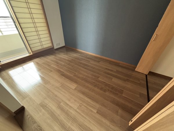 埼玉県さいたま市中央区 フロアコーティング 施工後 わんスマイルコート