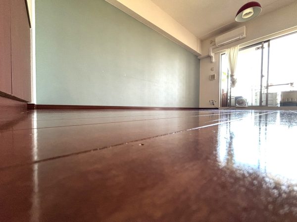 東京都日野市フロアコーティング 施工後 ガラスコーティング