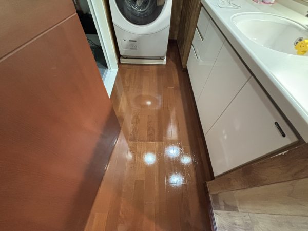 東京都日野市フロアコーティング 施工後 ガラスコーティング