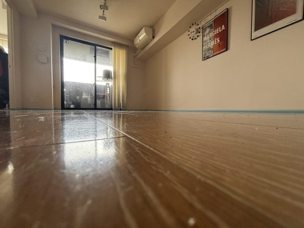 東京都中央区 フロアコーティング 施工前の様子