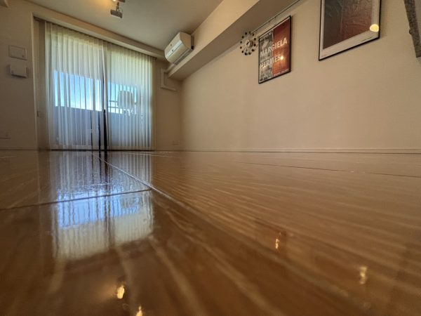 東京都中央区 フロアコーティング 施工後 わんスマイルコート