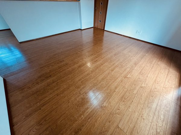 東京都墨田区 フロアコーティング 施工後 わんスマイルコートplus マット仕上り