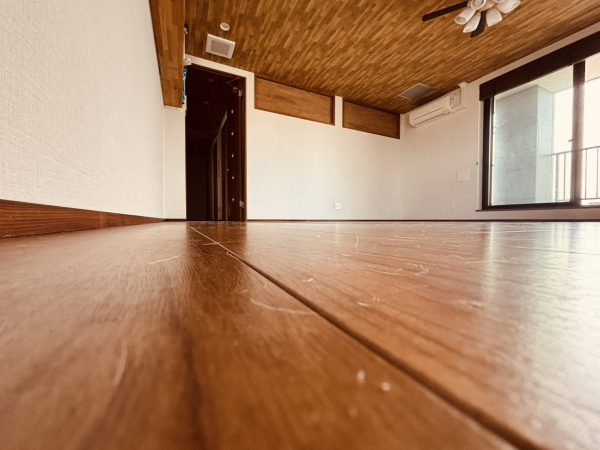 東京都墨田区 フロアコーティング 施工前の様子