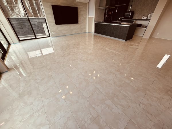 東京都大田区 フロアコーティング 施工前の様子