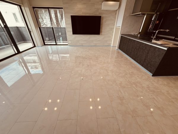 東京都大田区 フロアコーティング 施工前の様子