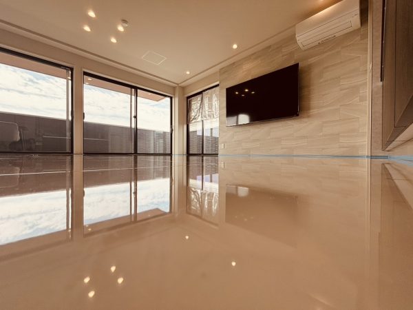 東京都大田区 フロアコーティング 施工前の様子