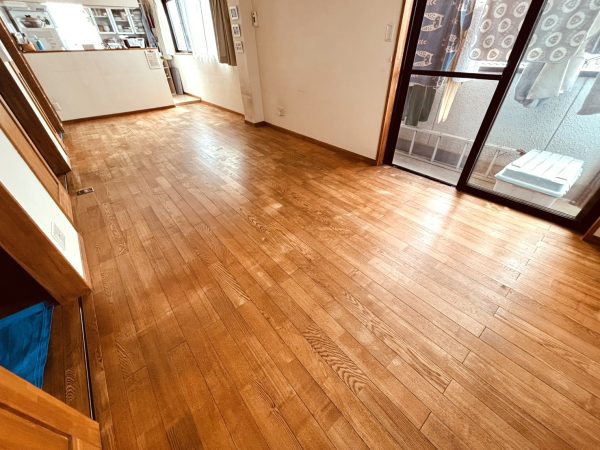 千葉県船橋市 フロアコーティング 施工前の様子