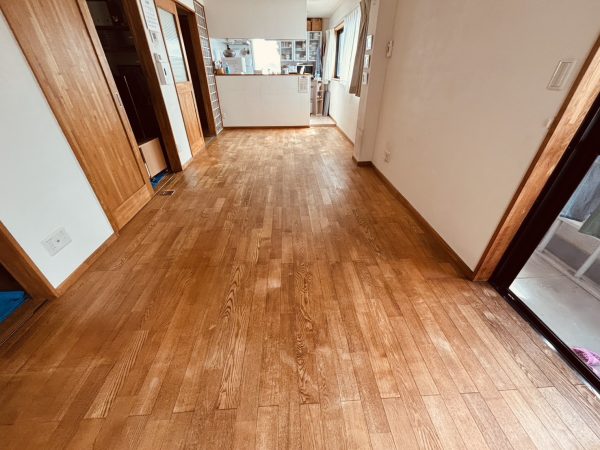 千葉県船橋市 フロアコーティング 施工前の様子