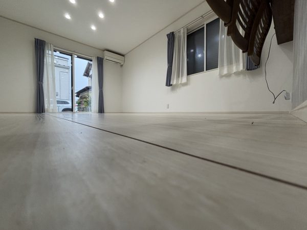 埼玉県行田市 フロアコーティング 施工前の様子
