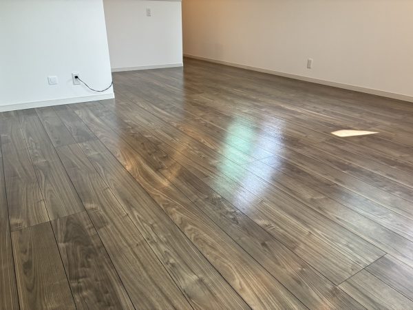 東京都江東区 フロアコーティング 施工後 ガラスUVコーティング