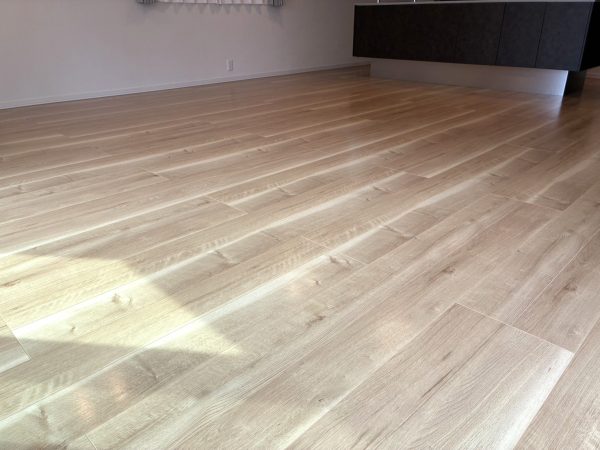 茨城県つくば市 フロアコーティング 施工後 わんスマイルコート