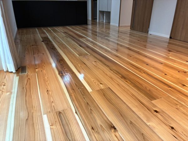 埼玉県さいたま市浦和区 フロアコーティング 施工後 わんスマイルコート　無垢