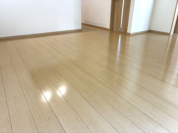 千葉県柏市 フロアコーティング 施工後 ガラスUVコーティング