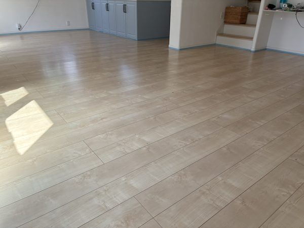 茨城県ひたちなか市 フロアコーティング 施工前の様子