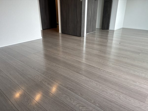 東京都青海市 フロアコーティング 施工後 わんスマイルコート