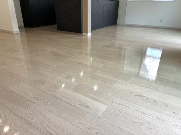 埼玉県越谷市 フロアコーティング 施工後 わんスマイルコート