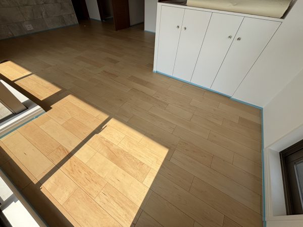 さいたま市岩槻区 フロアコーティング 施工前の様子