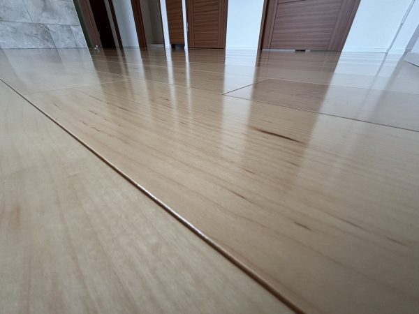 さいたま市岩槻区 フロアコーティング 施工後 ガラスUVコーティング