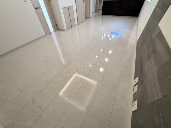 埼玉県さいたま市岩槻区 フロアコーティング 施工後 わんスマイルコート