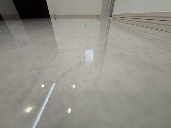 埼玉県さいたま市岩槻区　フロアコーティング 施工後 わんスマイルコート