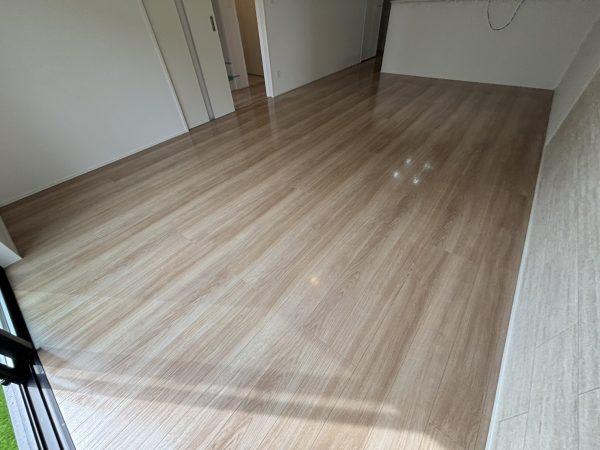 神奈川県伊勢原市 フロアコーティング 施工後 わんスマイルコート