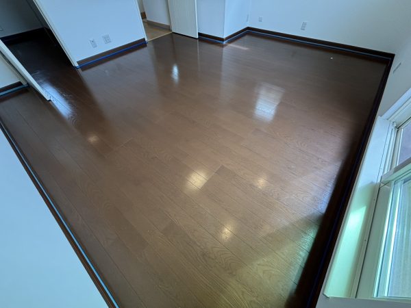 神奈川県藤沢市 フロアコーティング 施工前の様子