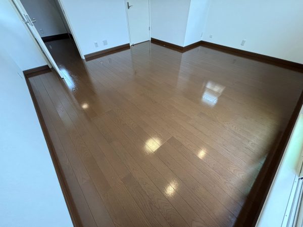 神奈川県藤沢市 フロアコーティング 施工後 わんスマイルコート